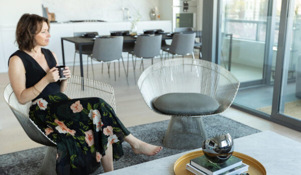Erin Cebula at home