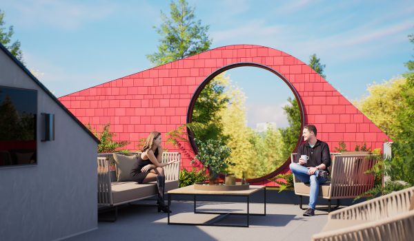 Coral Rooftop Deck Rendering